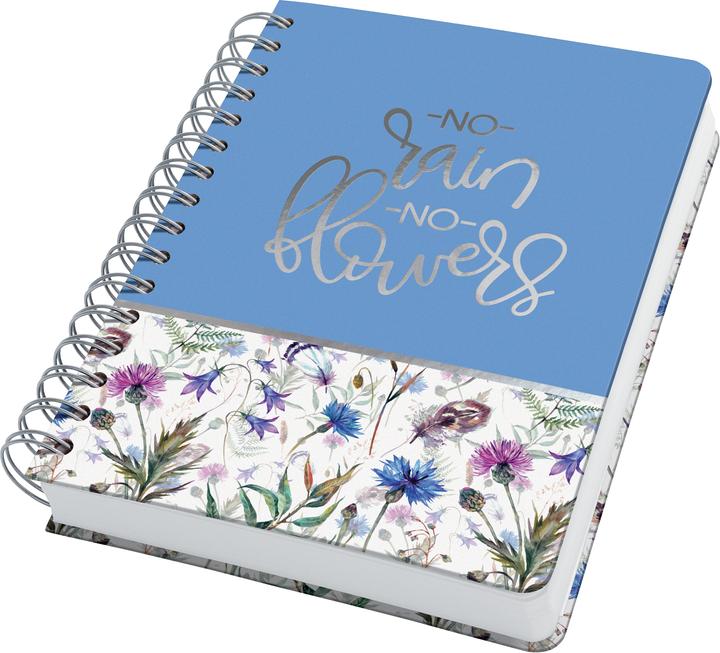Jolie Spiral notebook (A5, Checked, Hardcover)
