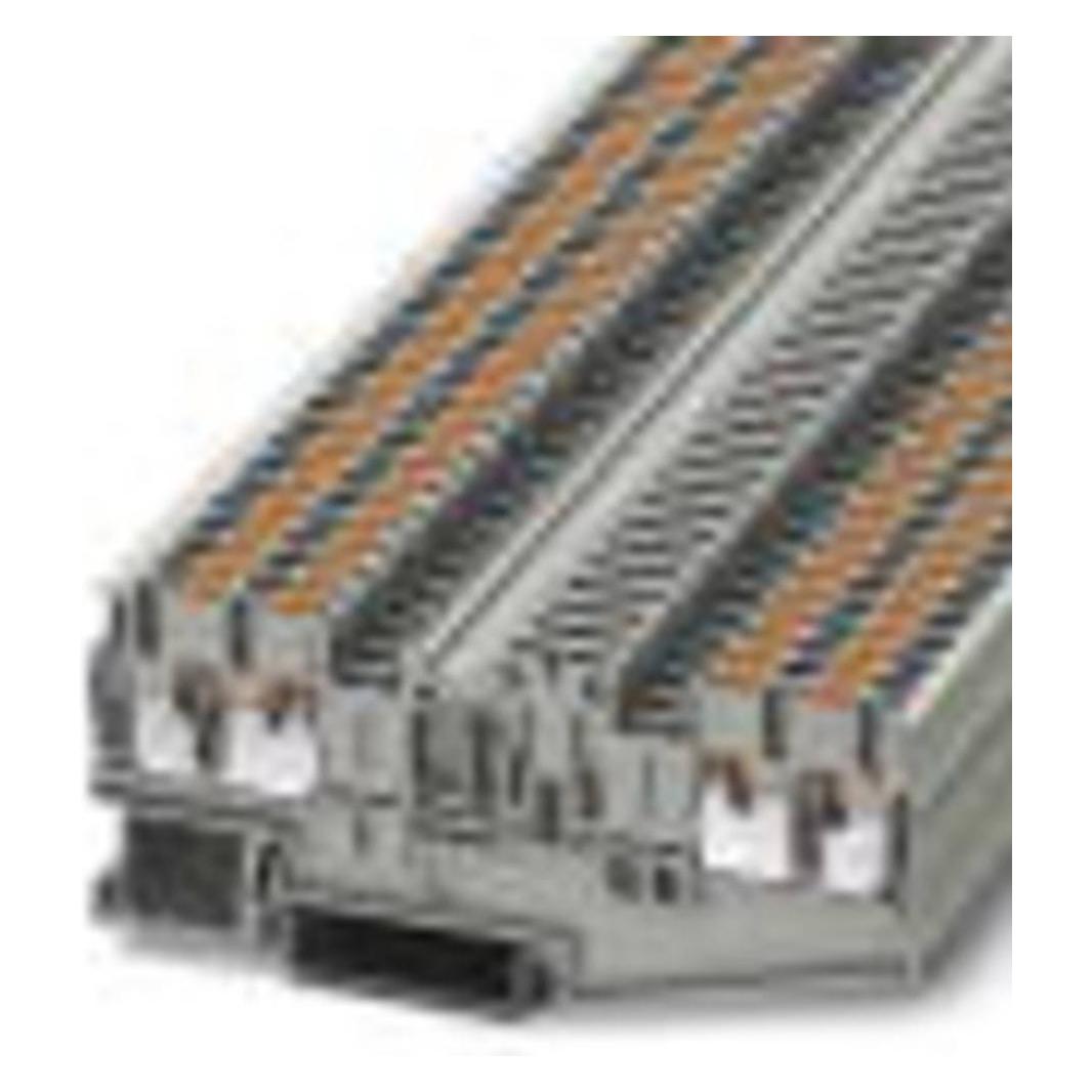 Phoenix Contact Scheidingsklemmenblok PT 2,5QUATTRO TGB, Elektronica benodigdheden + Behuizing, Grijs