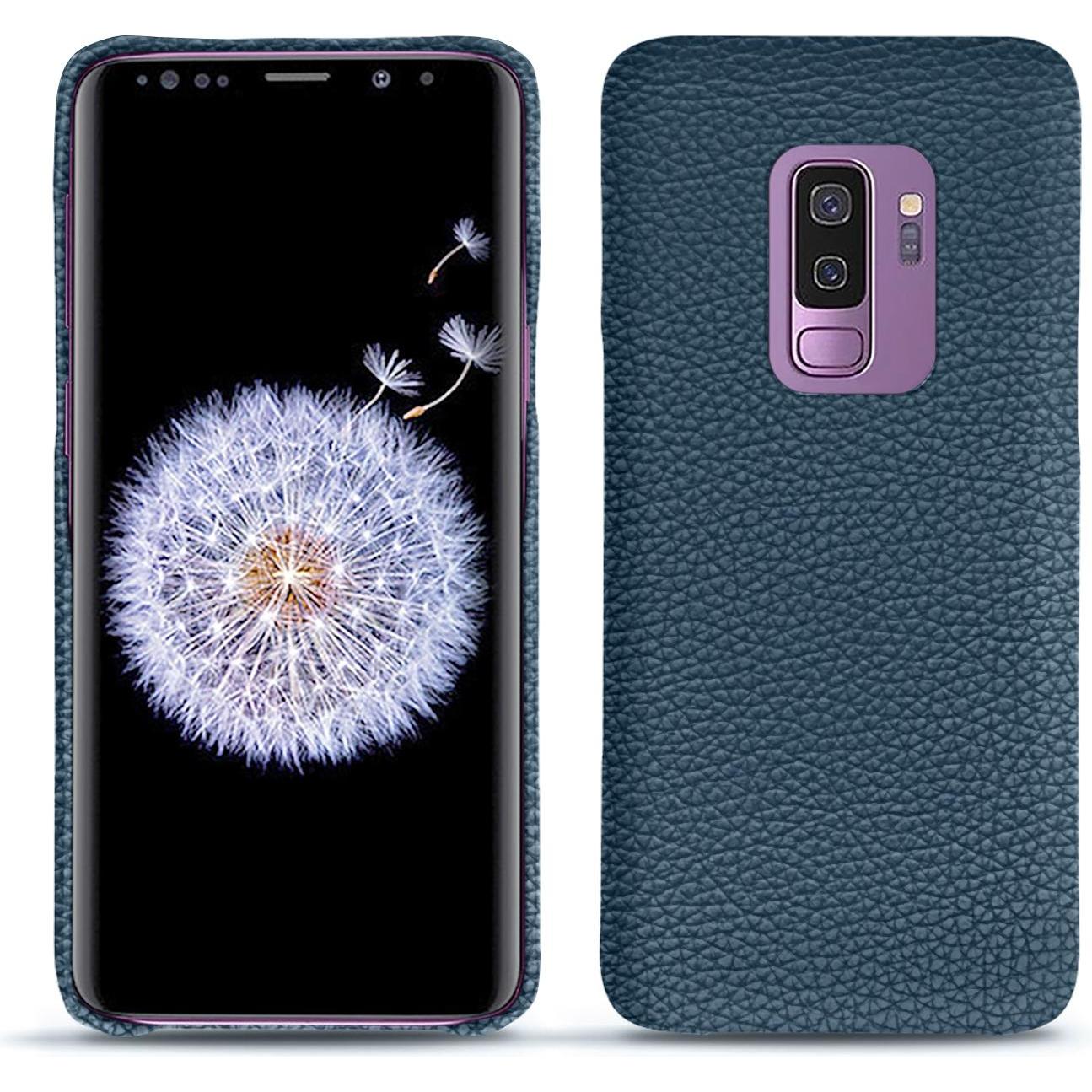 Noreve Lederschutzhülle (Samsung Galaxy S9+), Smartphone Hülle, Blau