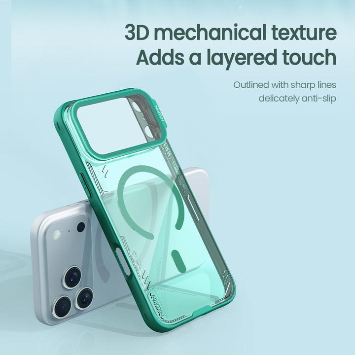 Actual product image Nillkin Iceblade Prop MagSafe Bio PC Hardcase Hülle (Apple iPhone 17 Pro Max)