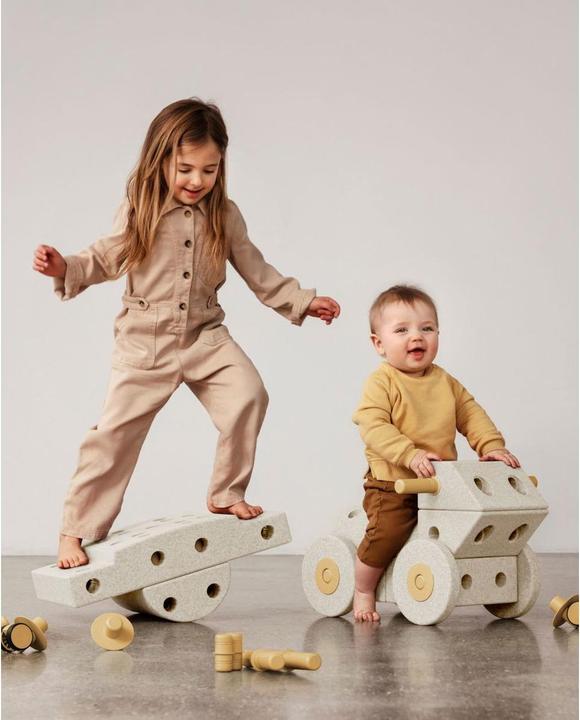 Modu Dreamer Set - XXL Building Set Balance Toy, Slider, Seesaw