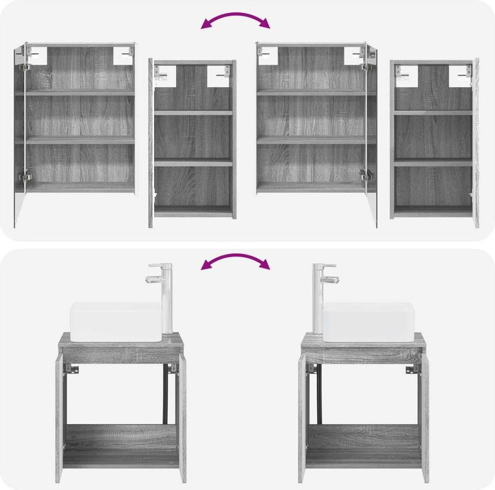 Produktbild vidaXL Badezimmerschrank