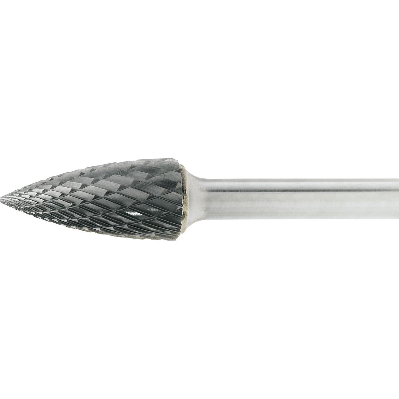 Thumbnail - Lukas, Fräser, HM-Frässtift Form G Spitzbogen Kopf ø 10 mm Länge 20 mm Zahnung 4 Inox