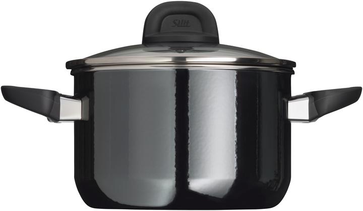 Produktbild Silit Kochtopf Fleischtopf Induktion 20cm Glasdeckel 3,7l Modesto Line Silargan (20 cm, Kochtopf, Silargan)