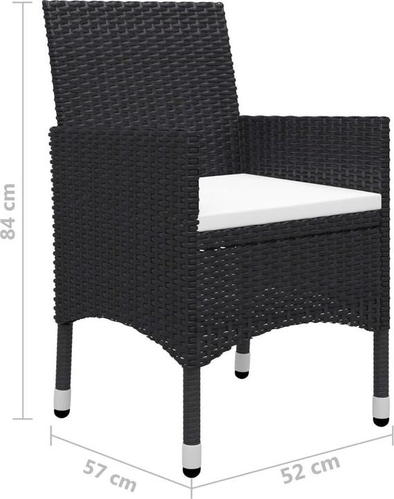 Produktbild vidaXL Garten-Essgruppe (150 x 90 x 74 cm)
