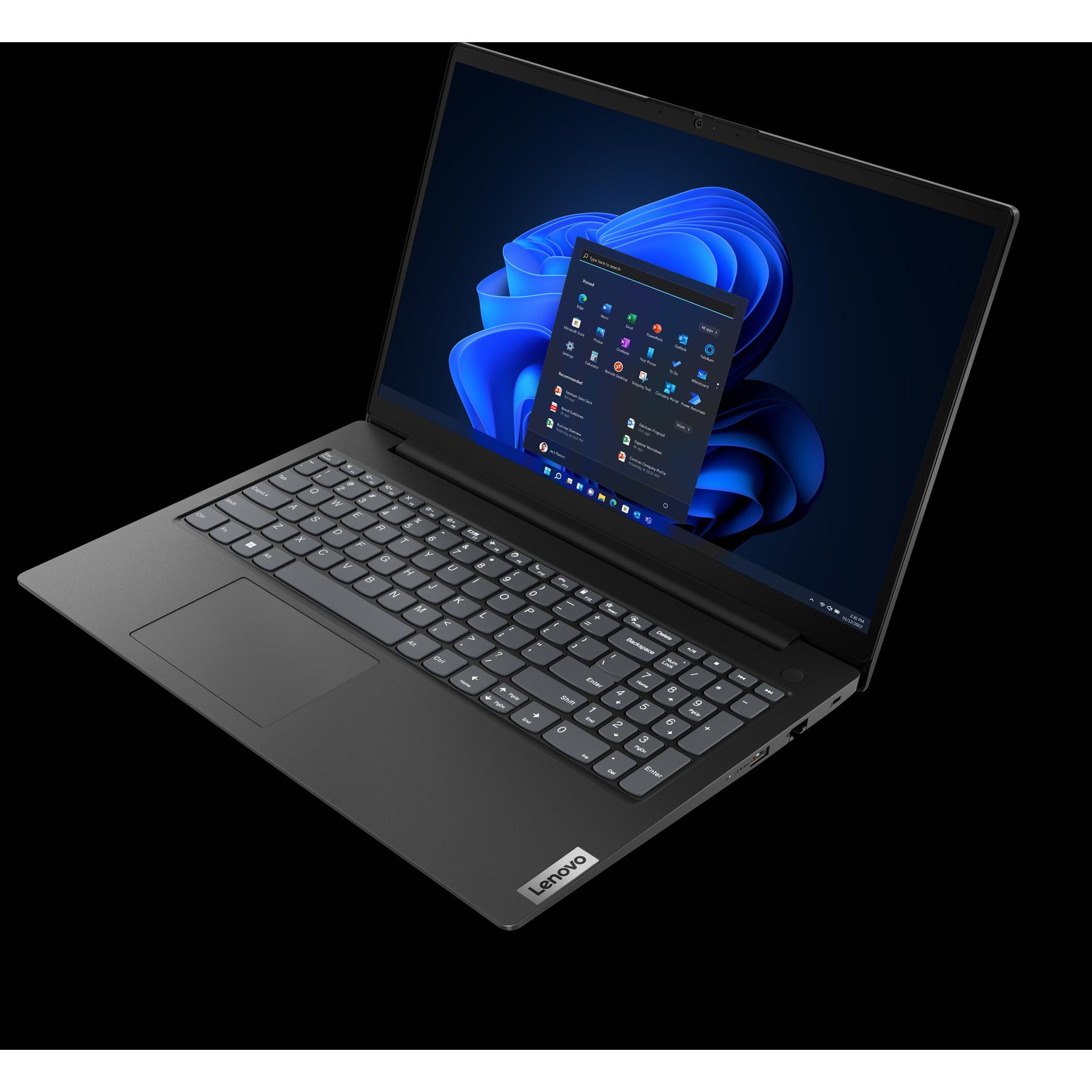 Thumbnail - Lenovo V15 Gen 4 (15.60", AMD Ryzen 5 7520U, 16 GB, 512 GB, DE), Notebook, Schwarz