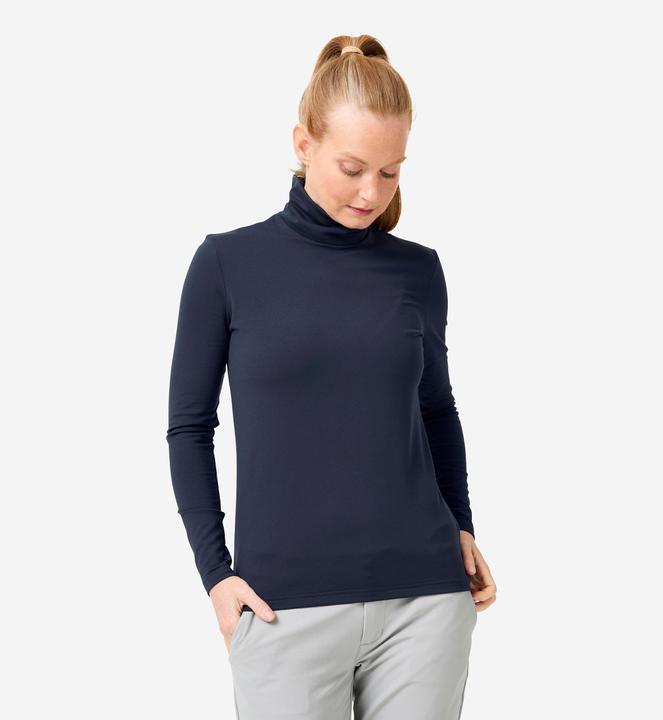 Actual product image Inesis Damen Unterziehpullover mit Rollkragen Golf CW500 marineblau (XXL)