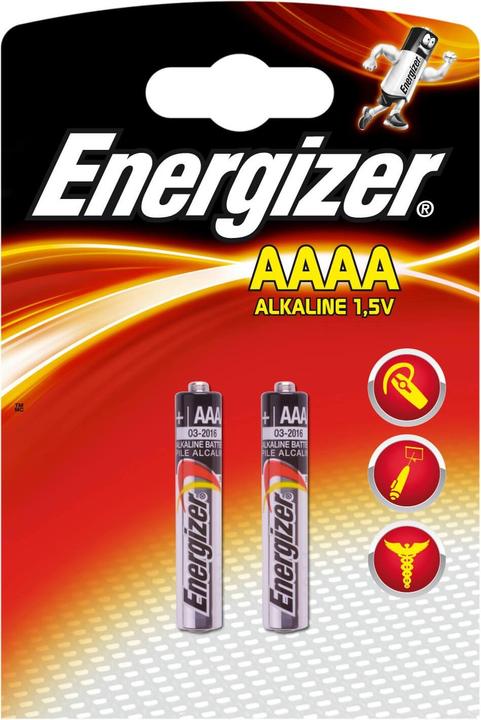 Immagine prodotto Energizer Max Alcalina (2 pz., AAAA, 595 mAh)