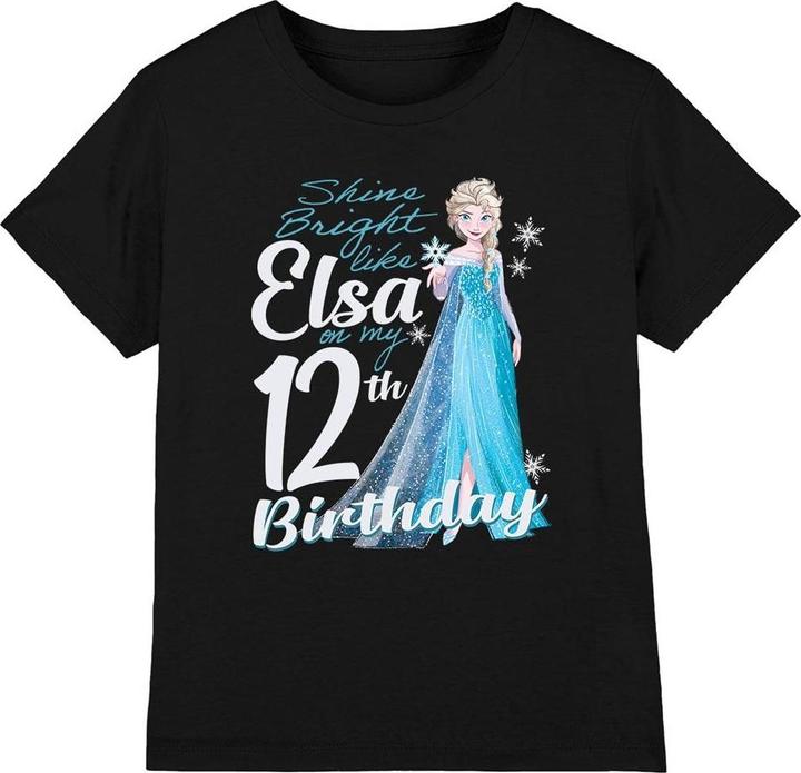 Produktbild Disney Frozen Bright Like Elsa TShirt 12er Geburstag (128)