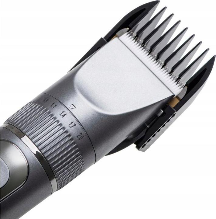 Produktbild Mesko | Hair Clipper with LCD Display | MS 2843 | Cordless | Number of length steps 4 | Stainless Steel