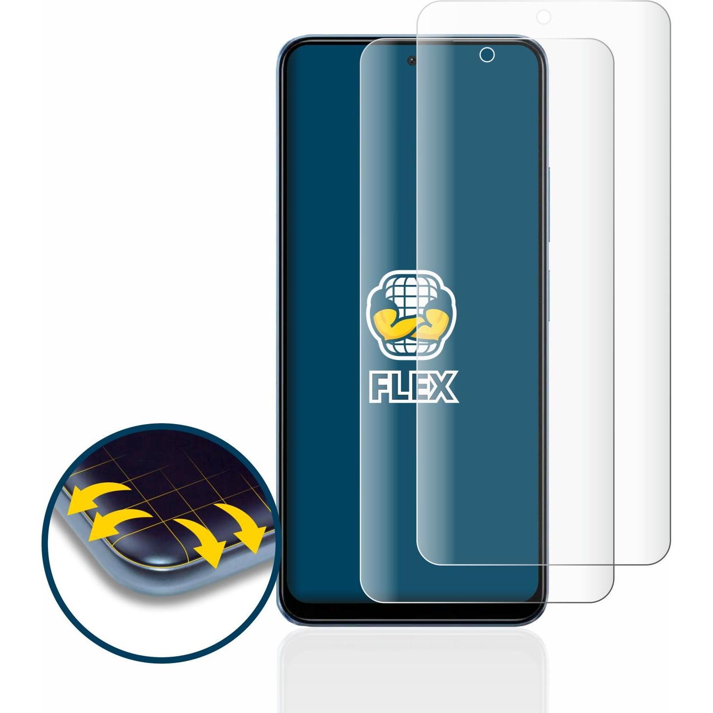 Thumbnail - BROTECT Full-Cover Displayschutz (2 Stück, Xiaomi Redmi Note 12), Smartphone Schutzfolie, Transparent