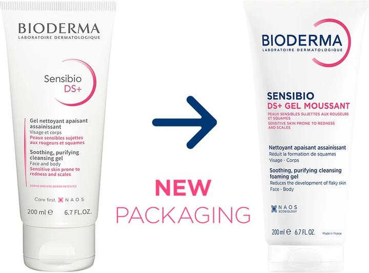 Actual product image Bioderma Sensibio DS+ gel moussant (Cleansing gel, 200 ml)
