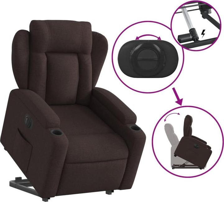 Image du produit vidaXL Relaxsessel mit Aufstehhilfe