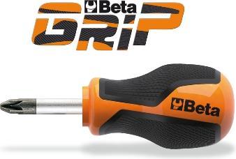 Produktbild BETA 012699012 Pozidriv® Schraubendreher im Blister 2 PZ - kurze Ausführung