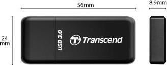 Actual product image Transcend Card Reader F5 USB3.0 (USB 3.1)