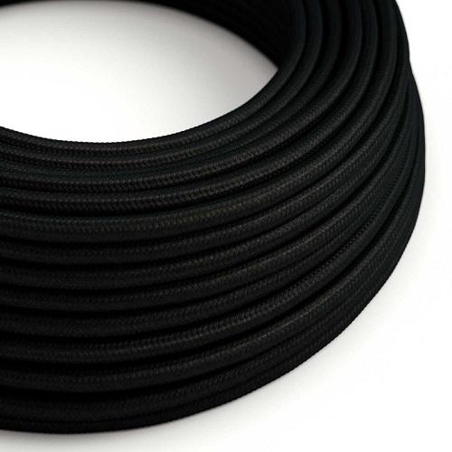 Produktbild Audiolab Textil-Netzkabel, schwarz, 2x0,75mm2, 50m (50 m)