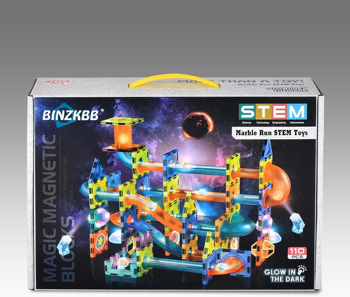 Actual product image Binzkbb Magnetic building blocks