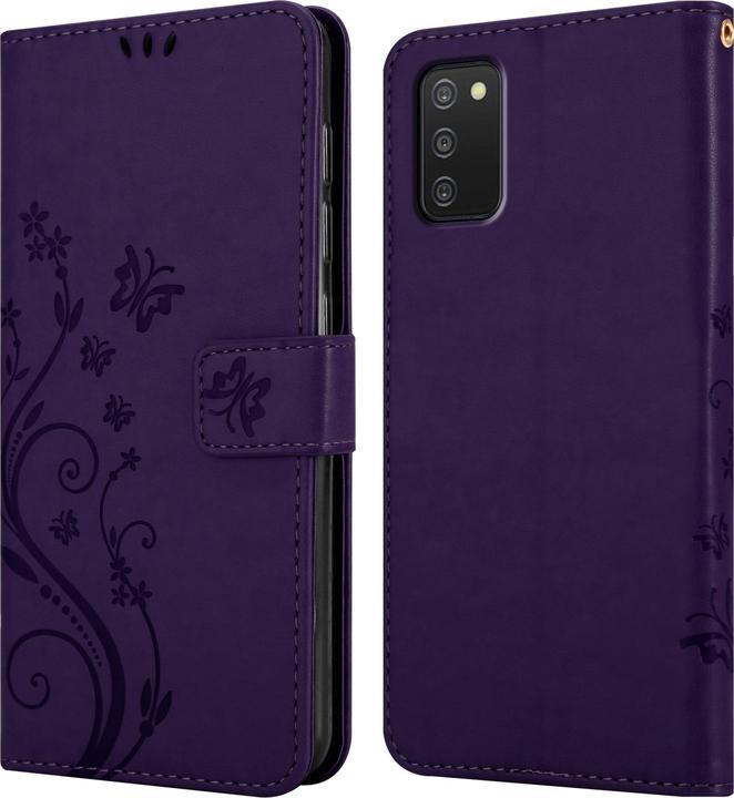 Actual product image Cadorabo Flower Book cover (Samsung Galaxy A03s)