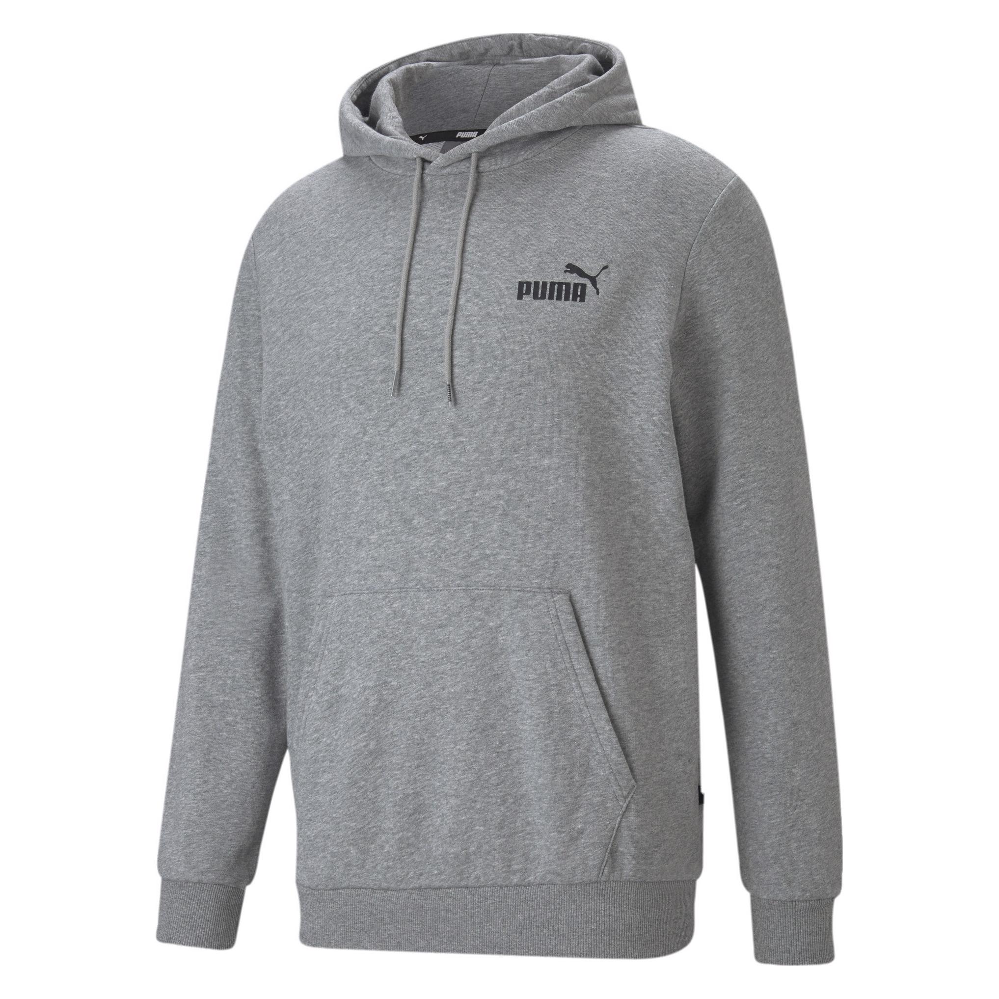 Puma, Herren, Pullover, Ess Small Logo Hoodie, Grau, (L)