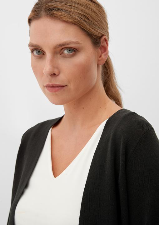 Produktbild s.Oliver Strickjacke Bolero aus Feinstrick (40)