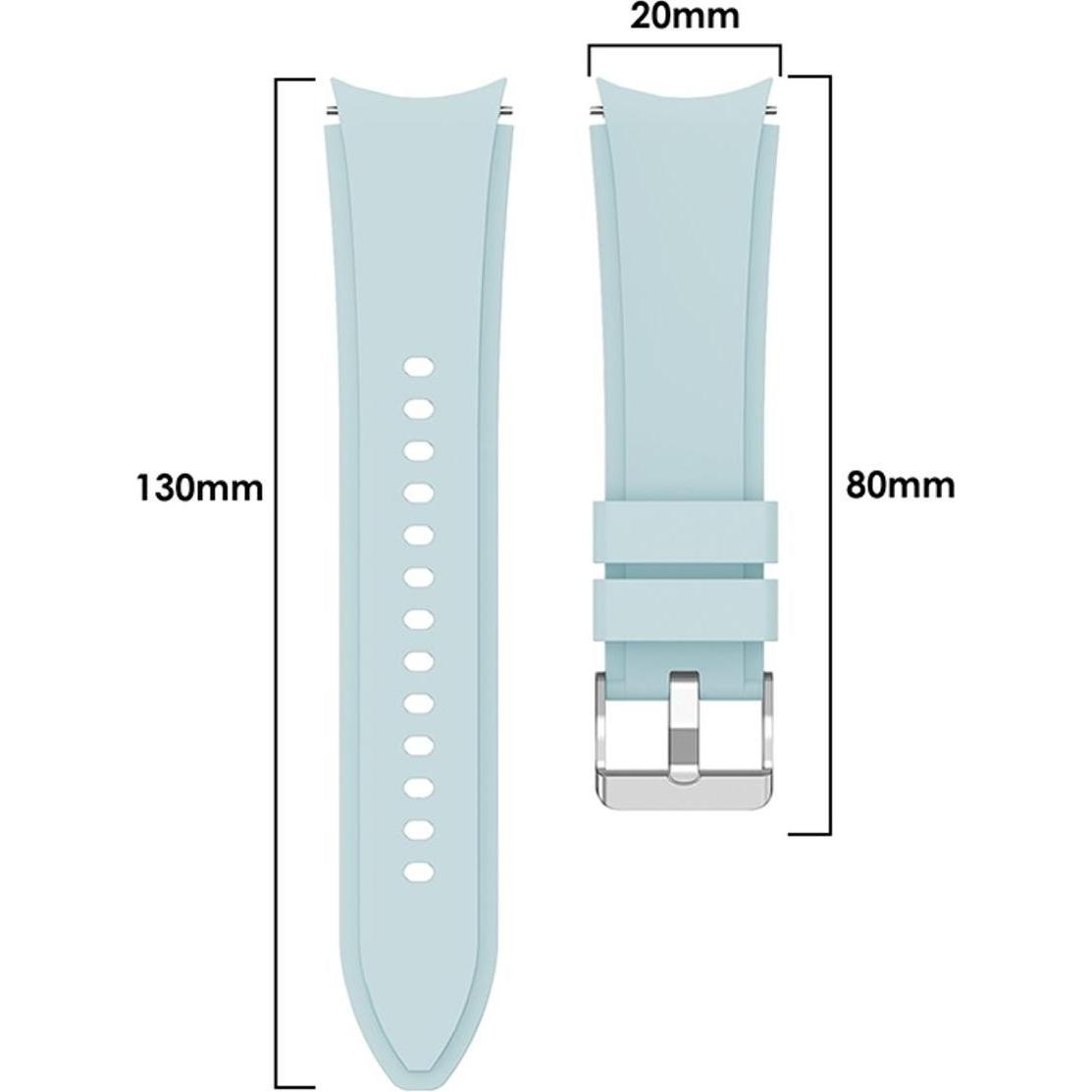 König Design Sport Ersatz Armband für Samsung Galaxy Watch 4 44 mm Silikon Band Loop Uhr Neu (Silikon, Galaxy watch 4 (4...