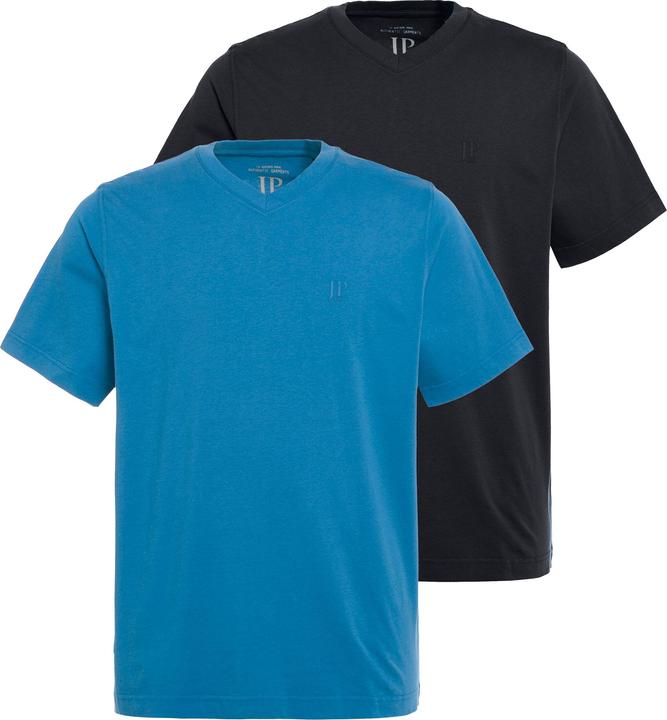 Produktbild JP1880 T-Shirts, Basic, 2er-Pack, V-Ausschnitt, Halbarm (7XL)