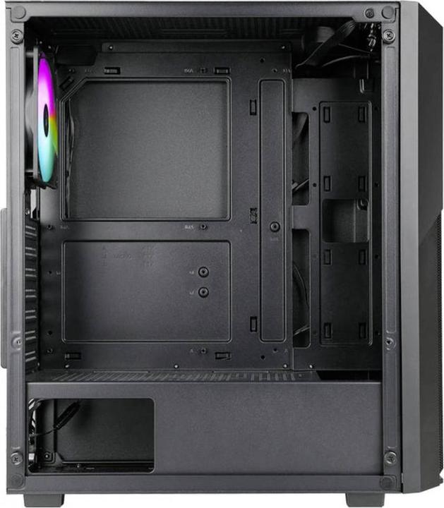 Actual product image Azza Boitier Moyen Tour ATX Fighter RGB avec panneau vitré (Noir) (ATX, ITX, mATX)