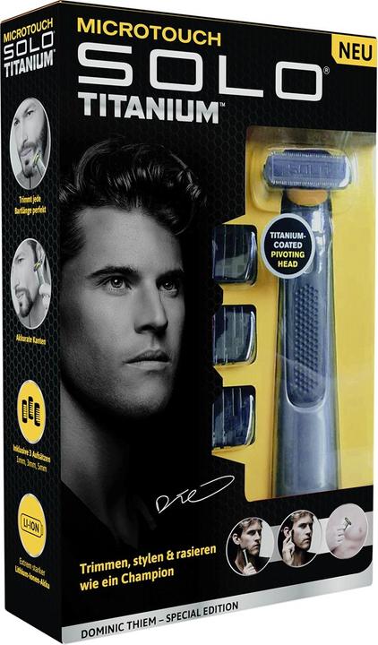 Actual product image Microtouch Micro Touch Titanium Solo