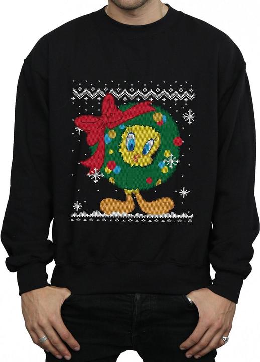 Immagine prodotto Looney Tunes Tweety Pie Christmas Fair Isle Felpa Uomo (XL)