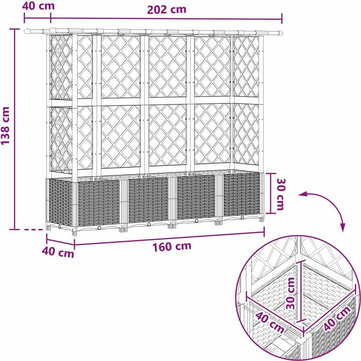 Image du produit vidaXL Hochbeet