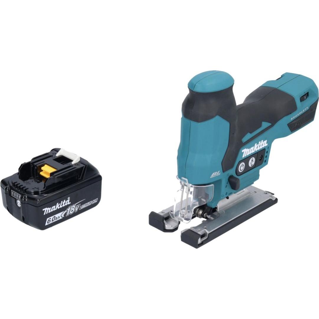 Thumbnail - Makita, Stichsäge, DJV 185 G1 Akku PendelhubstichsÃ¤ge 18 V Brushless + 1x Akku 6,0 Ah - ohne LadegerÃ¤t