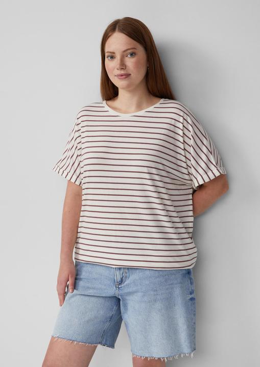 Actual product image S.Oliver T-Shirt Locker geschnittenes T-Shirt aus Modalmix (50)