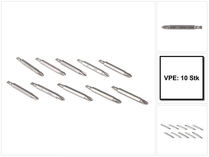 Actual product image Makita Bit Set PH2 65 mm 10 pieces