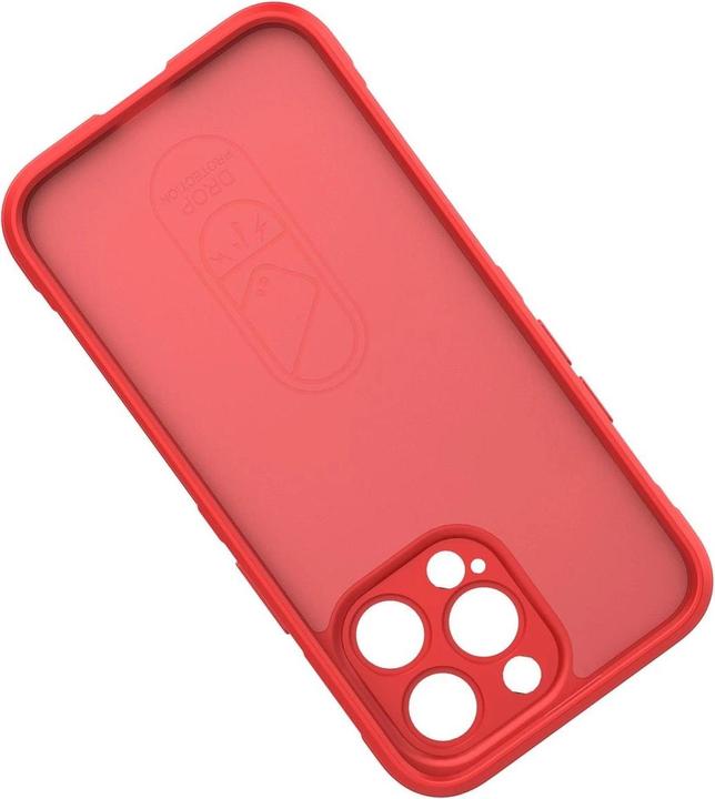 Produktbild Hurtel Magic Shield Case für iPhone 13 Pro Max flexible gepanzerte Hülle rot (Apple iPhone 13 Pro Max)