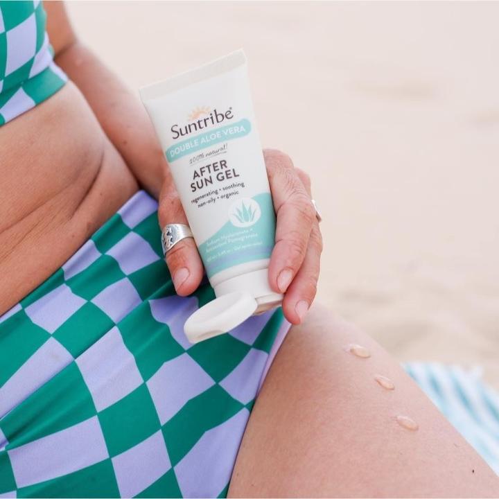 Immagine prodotto Suntribe Bio- Aftersun Gel Doppel Aloe Vera (100 ml, Gel doposole)