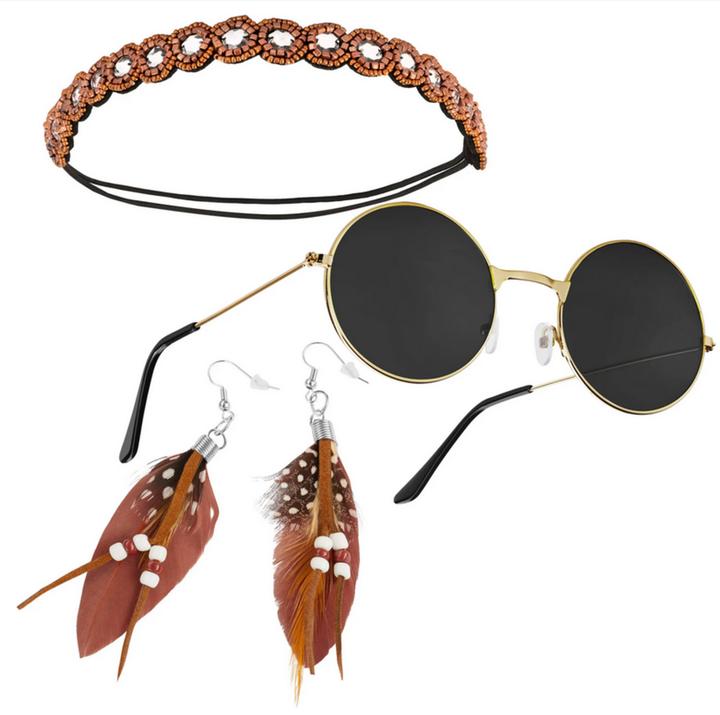 Produktbild tectake Damenkostüm Hippie Weste (S)