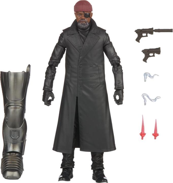 Productafbeelding Hasbro Secret Invasion Marvel Legends beeldje Nick Fury (BAF: Hydra Stomper) 15 cm