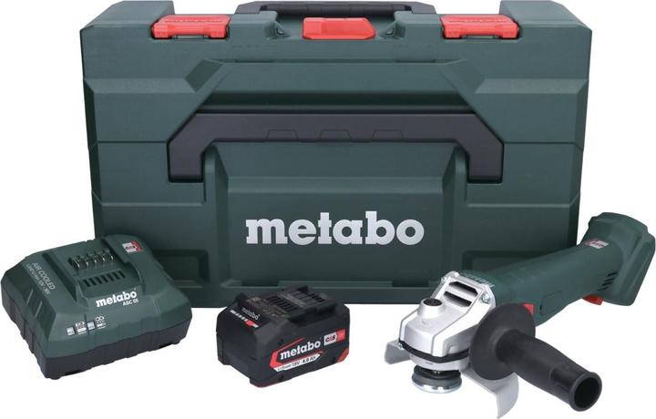 Actual product image Metabo W 18 7-125 Battery angle grinder 18 V 125 mm + 1x battery 4.0 Ah + charger + metaBOX (125 mm)