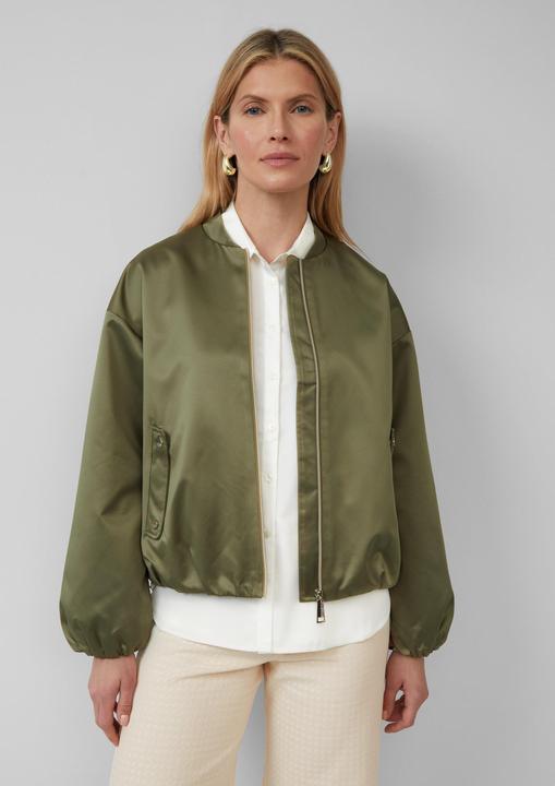 Immagine prodotto S.Oliver Outdoor-Jacke Satinierter Oversize-Blouson mit elastischem Saum (38)