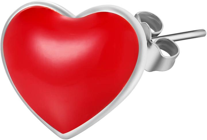 Immagine prodotto Rosato Orecchini singoli in argento Cuore Storie RZO019R (L)