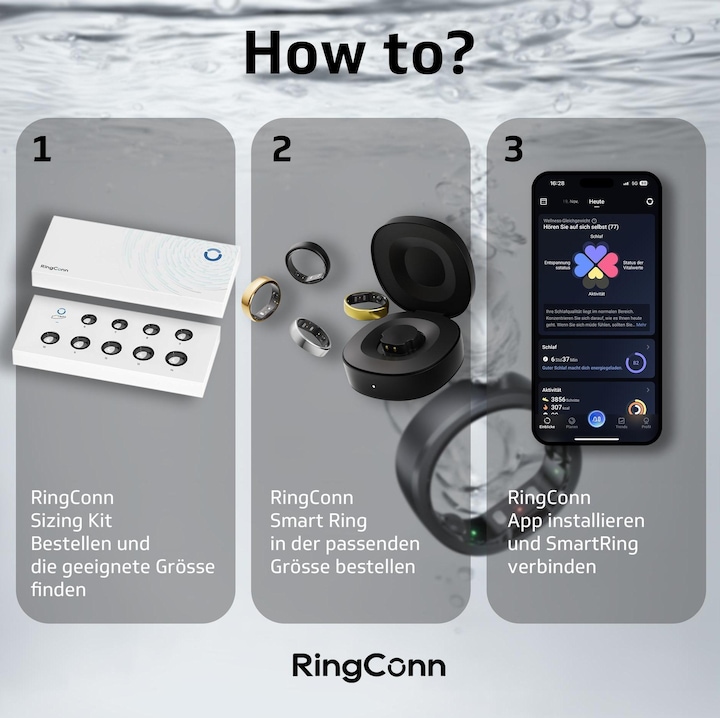 Image du produit RingConn Smart Ring (Gen2) (11, Silver)