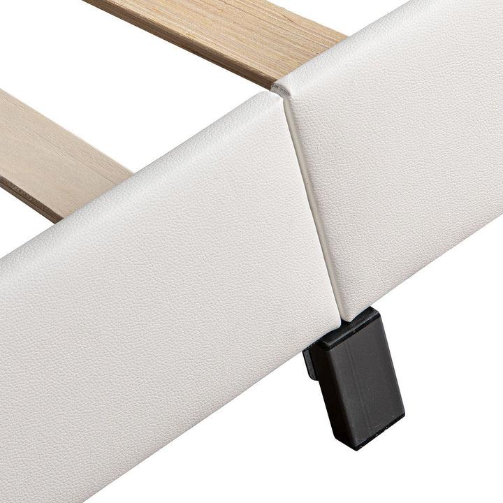 Image du produit Juskys LED Lit rembourré Paris (180 x 200 cm)