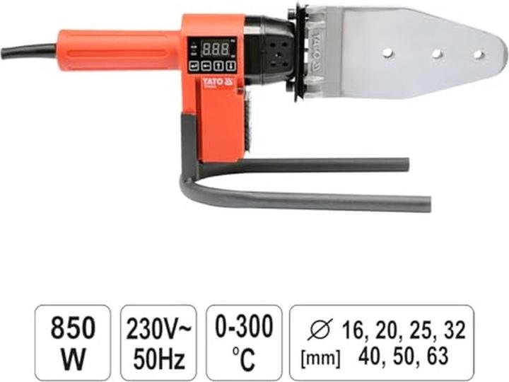 Produktbild Yato Profi Kunststoff-Muffen-Schweissgerät 850 Watt YT-82250