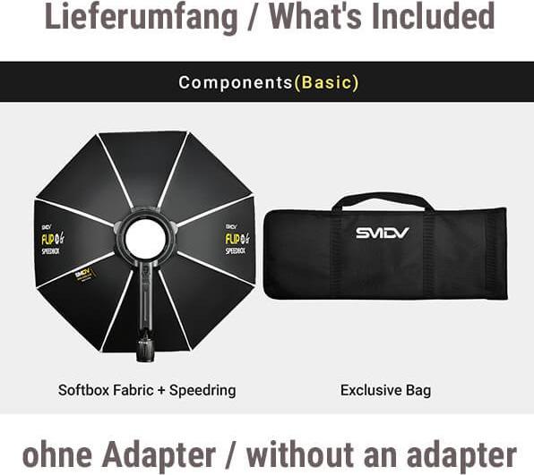 Actual product image SMDV Speedbox Flip20G (Soft boxes, 50 cm)