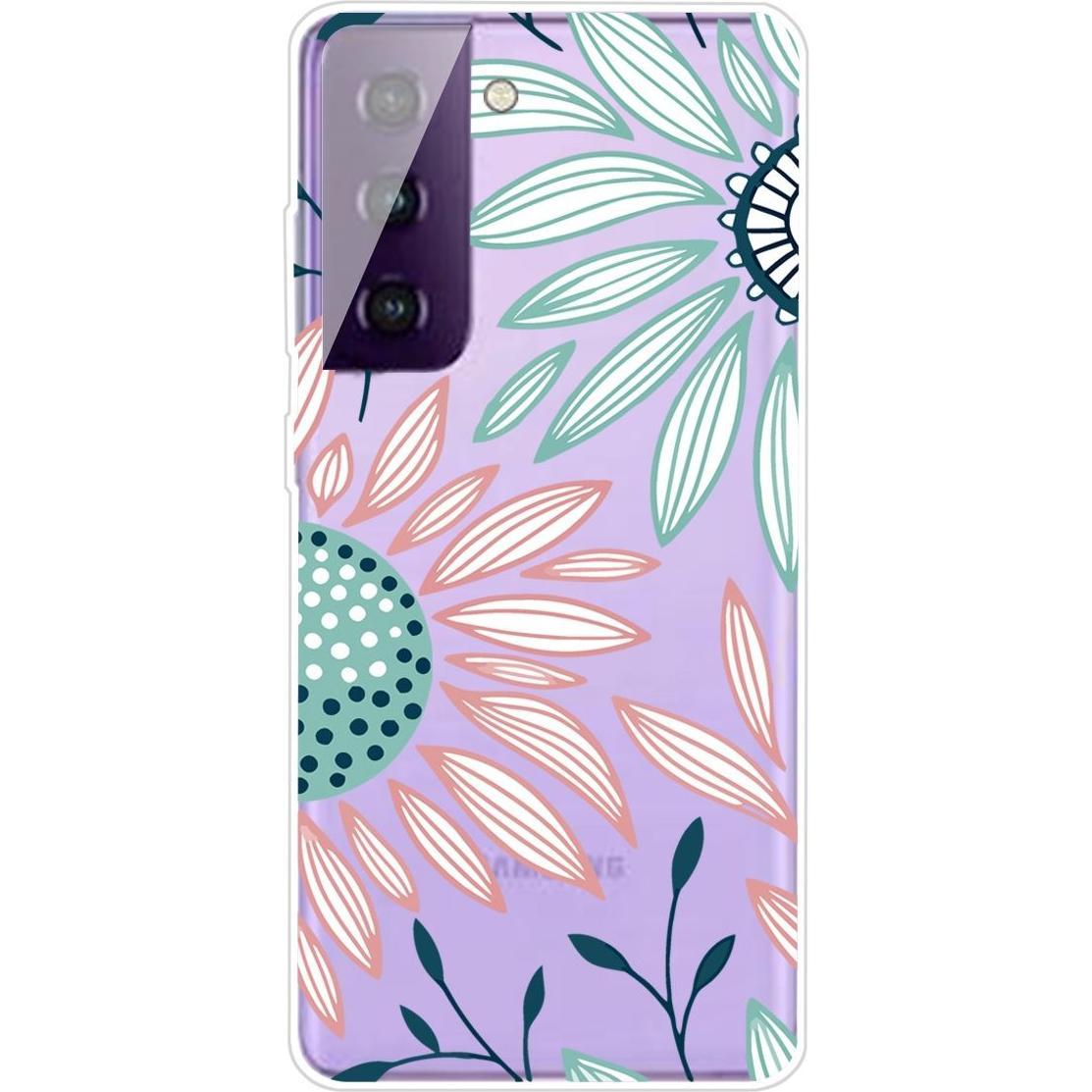 König Design Hülle Handy Schutz für Samsung Galaxy S21 Case Cover Tasche Etuis Transparent (Samsung Galaxy S21+), Smartp...