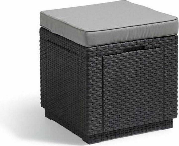 Image du produit Allibert Tabouret Cube (avec coussin)