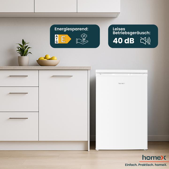 Actual product image HomeX Refrigerator with freezer compartment small (109 l)