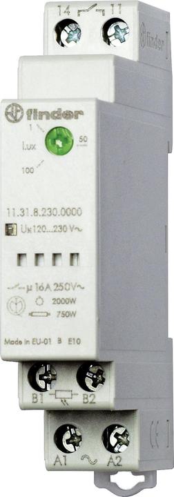 Finder Twilight switch 1-100Lux 16A 230VAC 11.31.8.230.0000