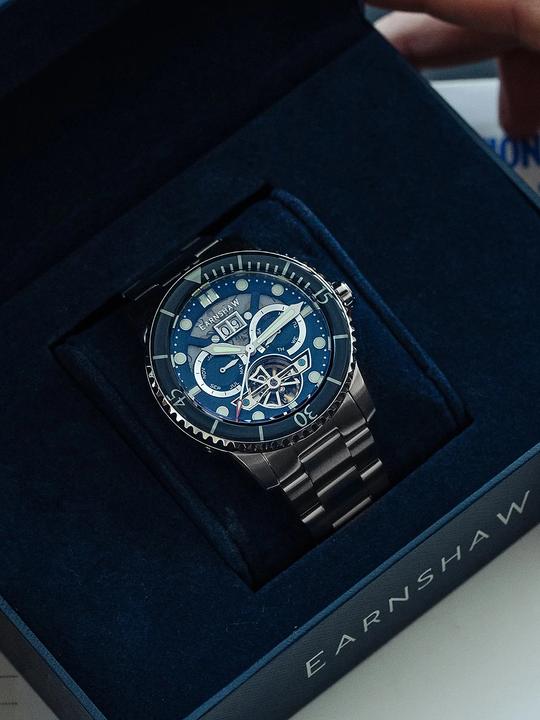 Produktbild Thomas Earnshaw ES-8174-22 Duncan Grand Date Open Heart 43mm (Analoguhr, 43 mm)