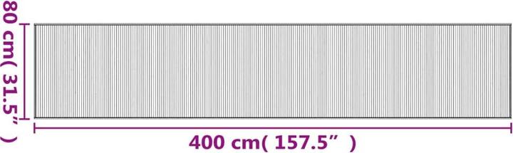Produktbild vidaXL Teppich (400 x 80 cm)